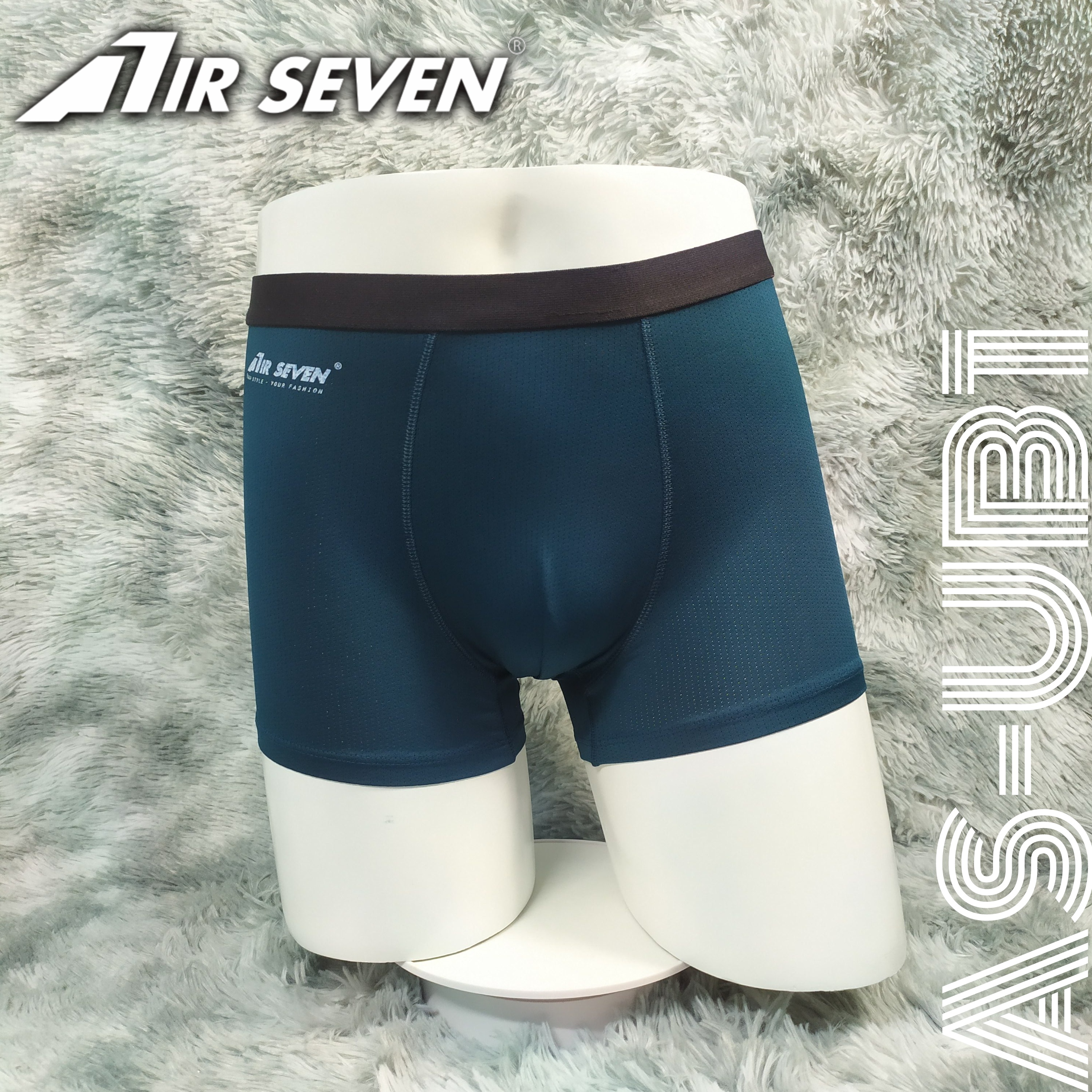 Quần lót nam Boxer UB1 co giãn 4 chiều, lưng thun nhỏ, công nghệ thoáng khí - màu Xanh Rêu