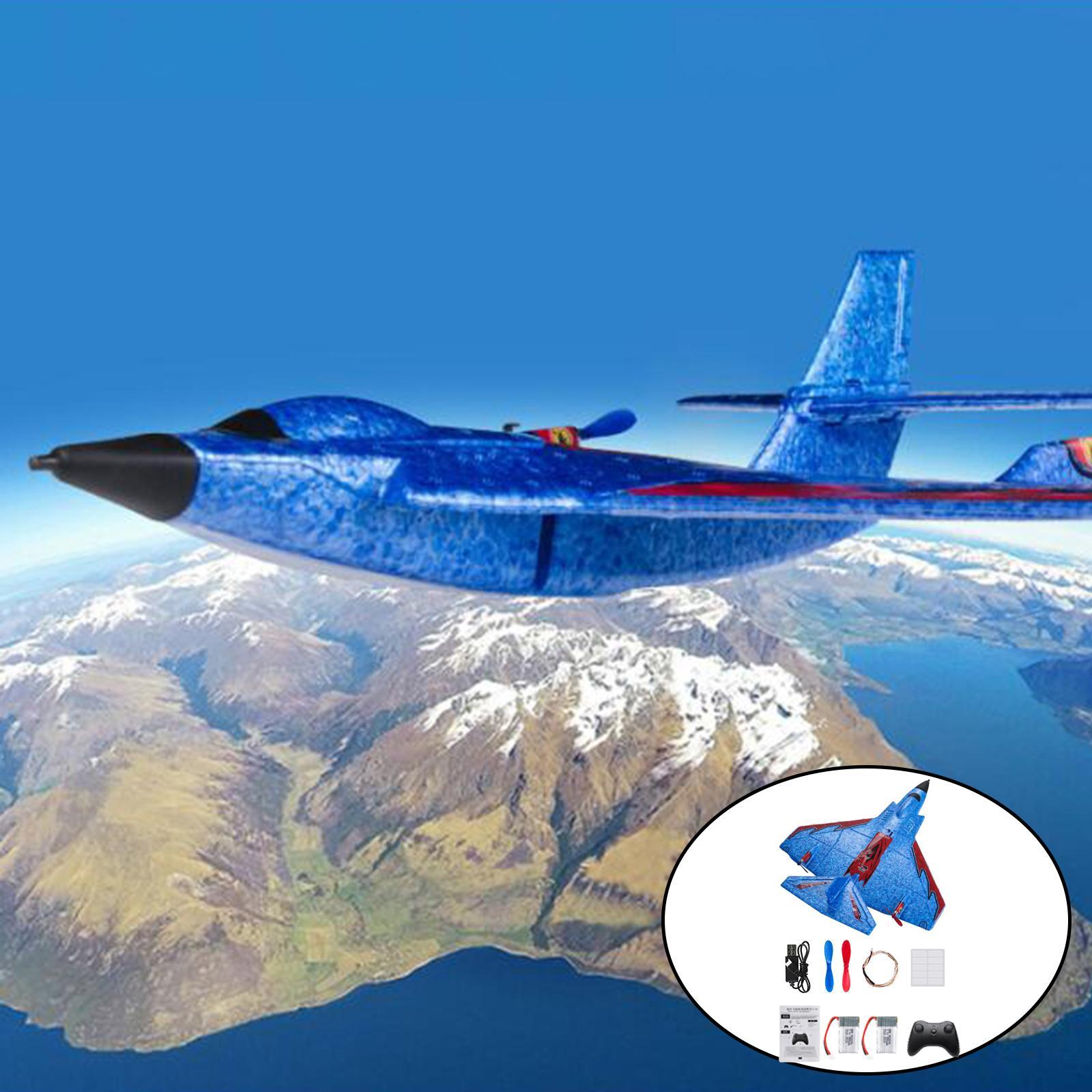 LED RC Airplane Aircraft Fan Blade Channel Mini for Beginners Kids Boys