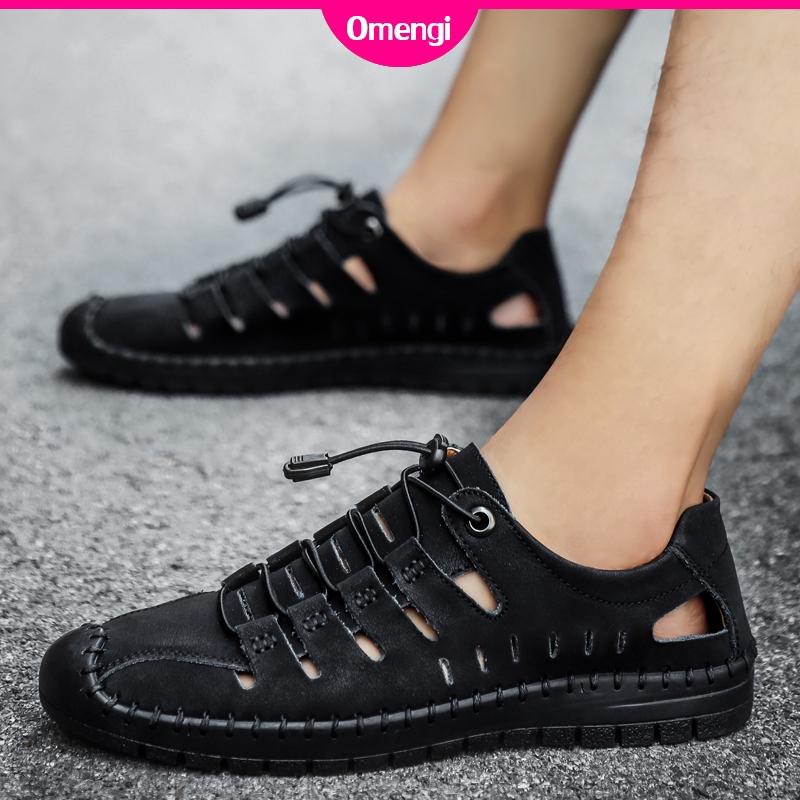 Giày Sandal Da Mềm Cho Nam