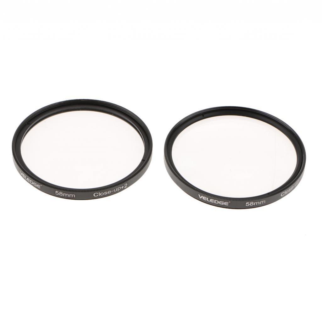 Camera Close Up  Lens Filter Set  +1 +2 +4 +10 Magnification