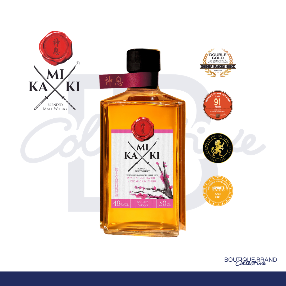 Rượu Whisky Nhật Bản Kamiki - Sakura Wood