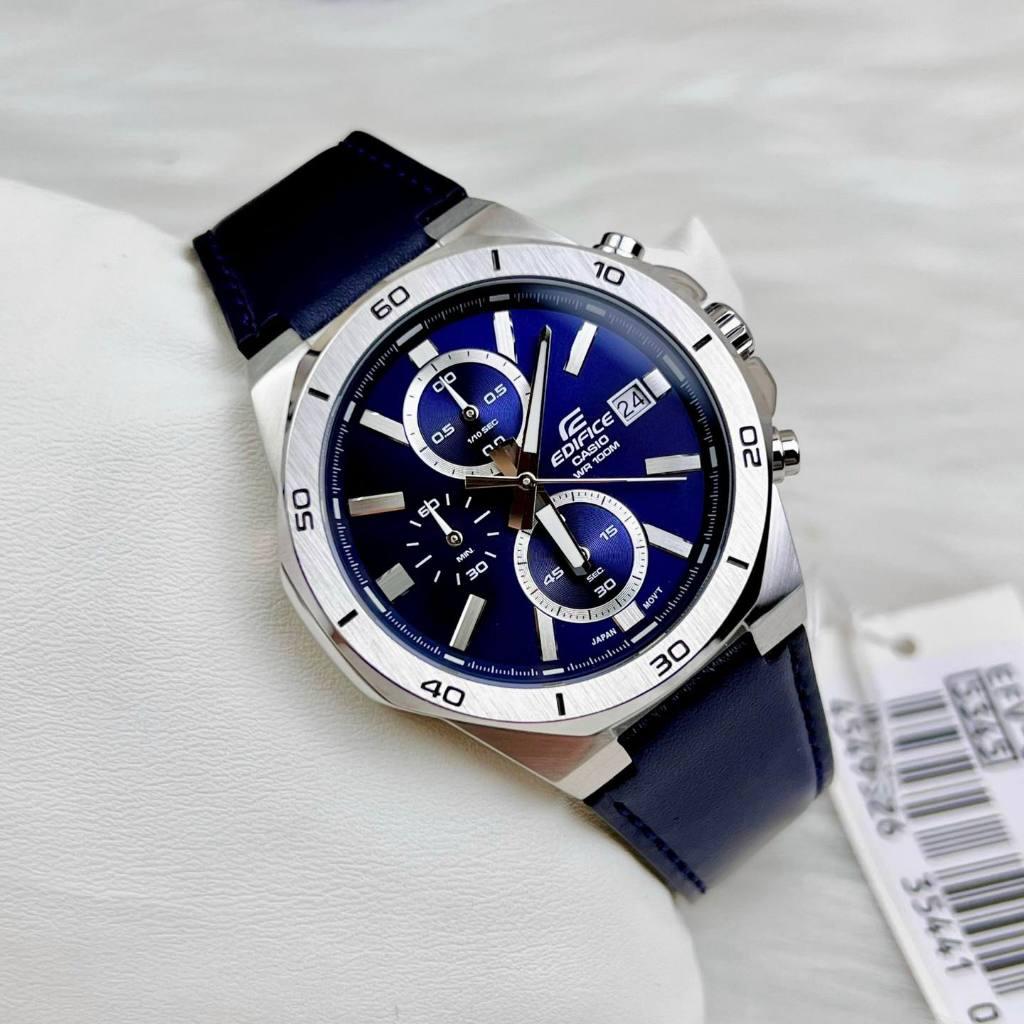 Đồng Hồ Nam Dây Da Casio Edifice EFV-640L-2A Chính Hãng | EFV-640L-2AVUDF