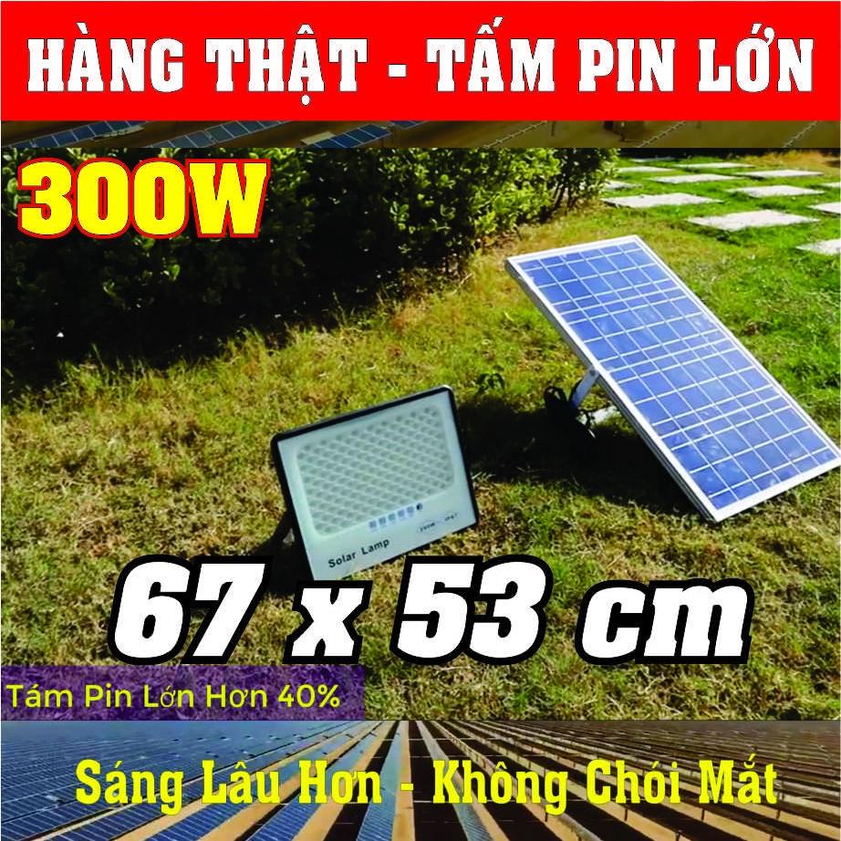 Đèn Năng Lượng Mặt Trời 300W - Tấm Pin Lớn