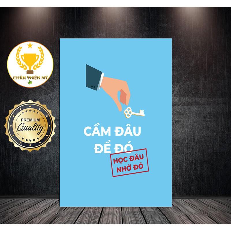 Tranh động lực có kèm khung composite 40x60 cm