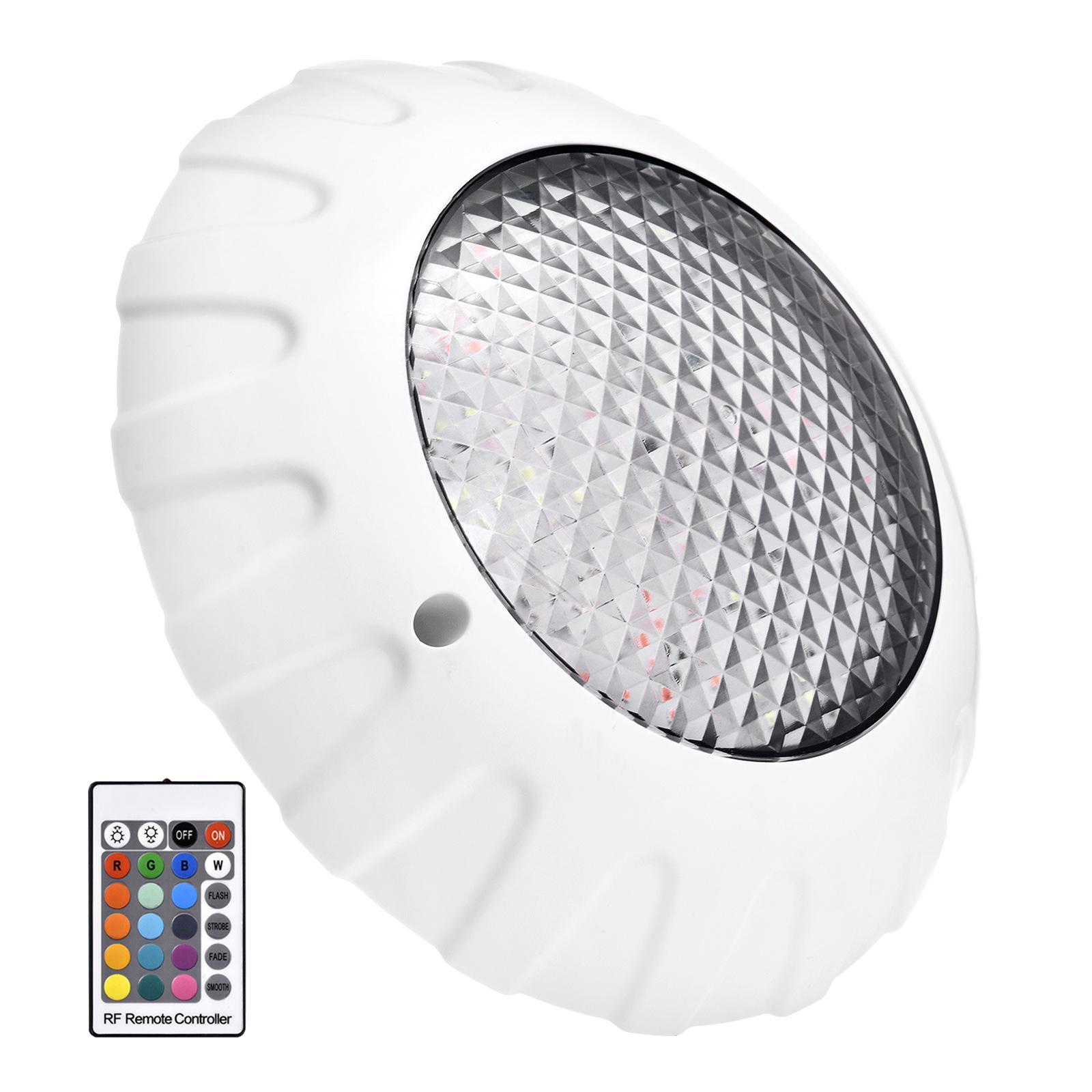 LED Pool Light ,Submersible Lights, Underwater Night Lamp Wall Mounted Waterproof Color Changing Bulb for Hot Tub Pond Inground Indoor Decor