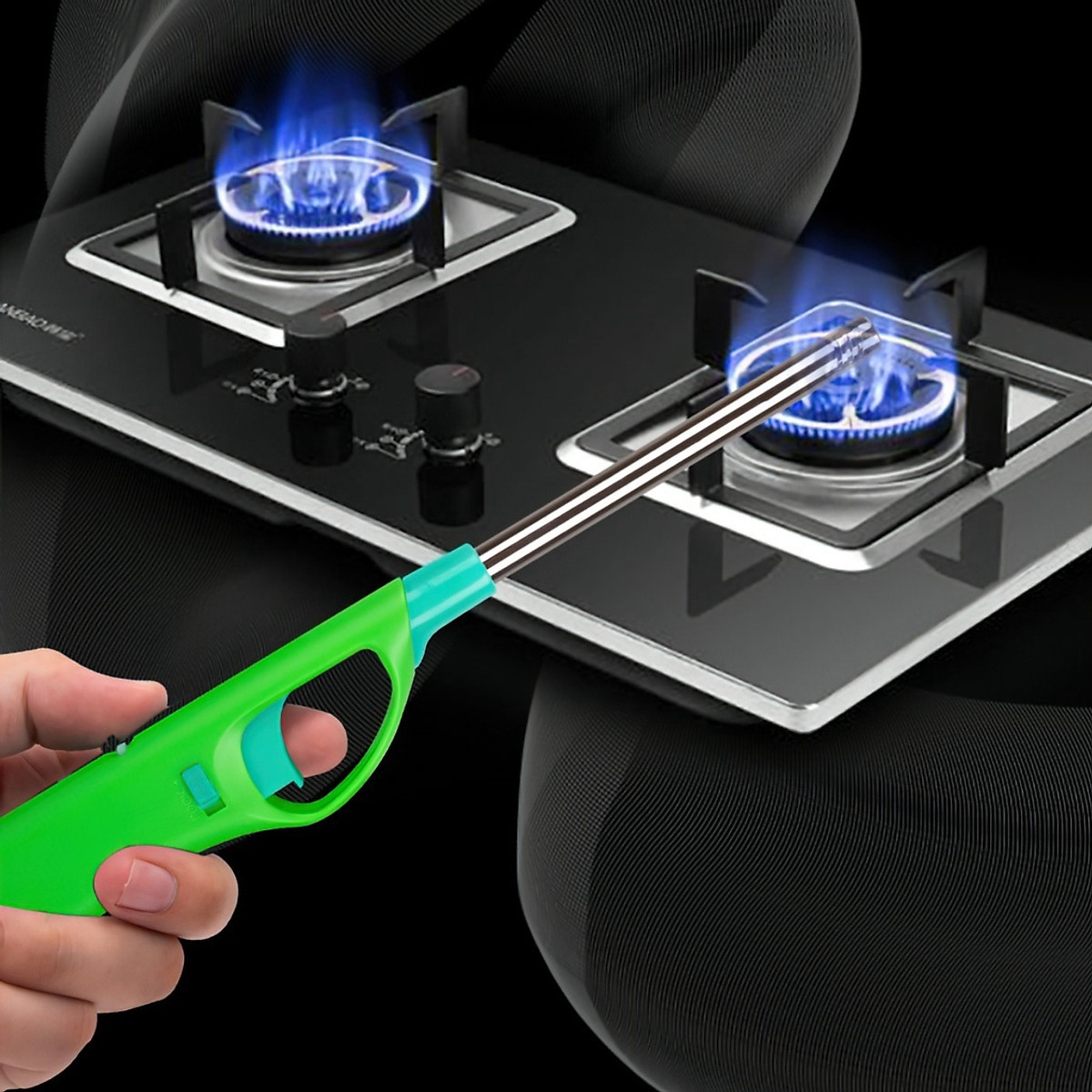 Bật Lửa Mồi Bếp Gas, Bếp Cồn An Toàn (Màu Sắc Ngẫu Nhiên) Bếp Gas Gia Đình, Quán Ăn