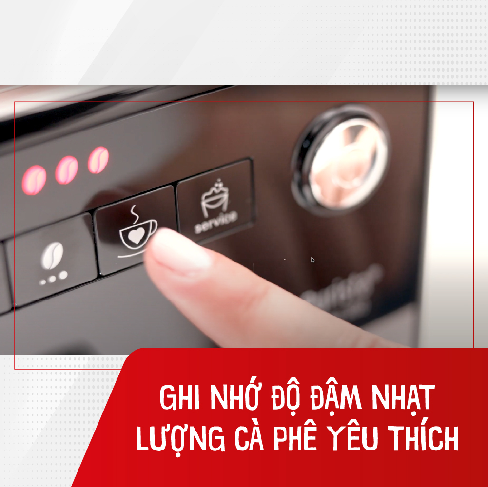 Máy pha cà phê tự động Melitta Purista - Hàng nhập khẩu chính hãng từ Đức