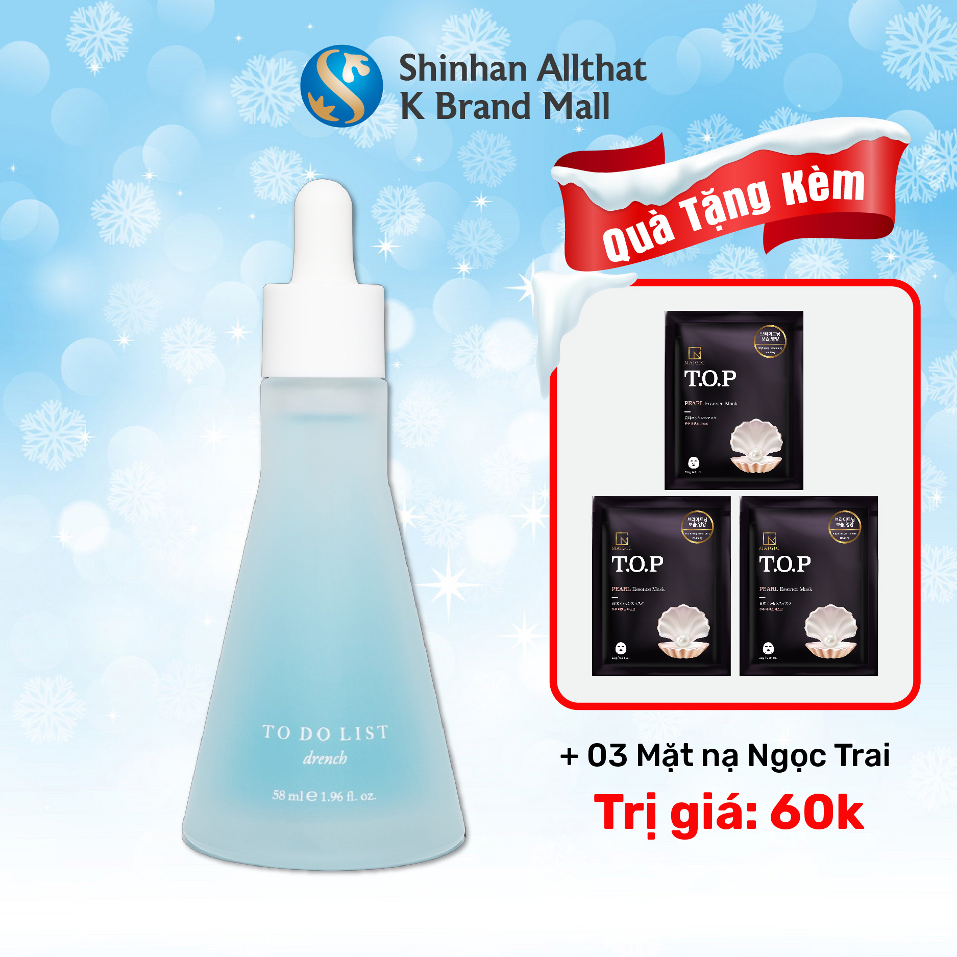 Bộ 3 tinh chất hỗ trợ giảm mụn dưỡng da phục hồi dưỡng ẩm To Do List
