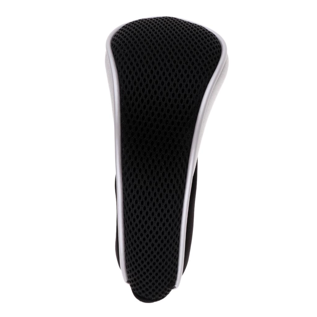 2x Golf Hybrid UT Club Head Cover Headcover W/ Number Tag Green Black