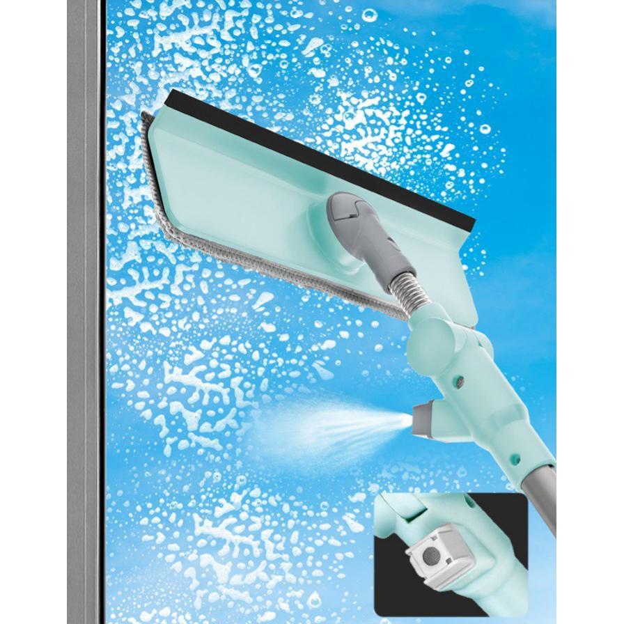 Cây lau rửa kính có bình xịt nước thông minh nhựa ABS - ShopToro - AsiaMart