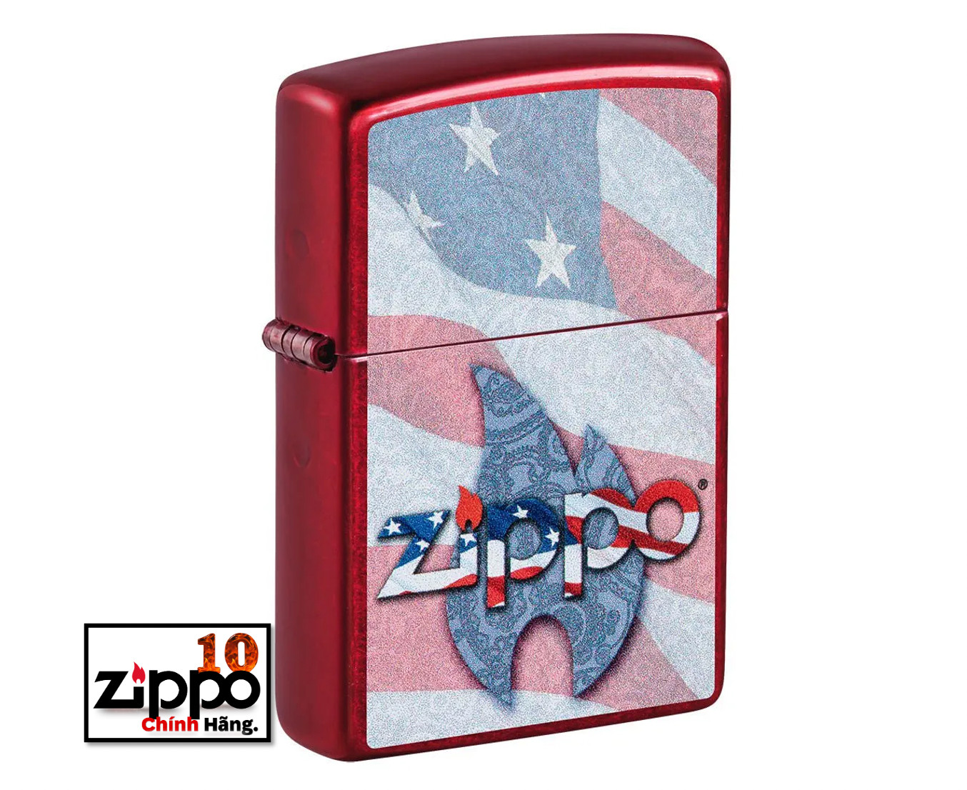 Bật lửa ZIPPO 49781 Flag Design - Chính hãng 100%