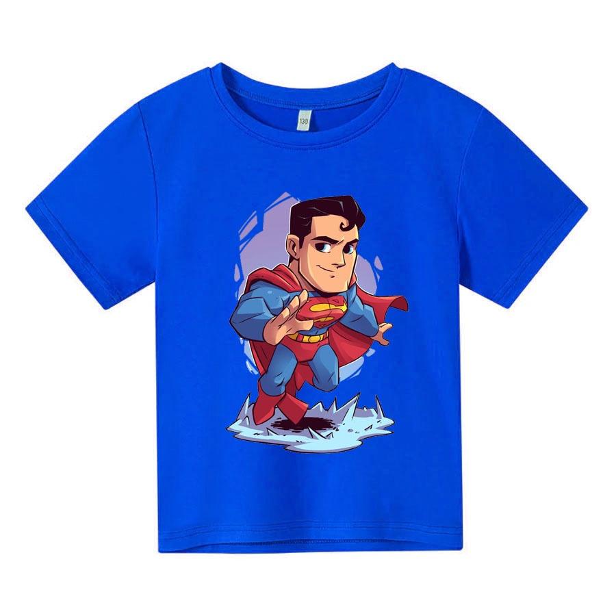 Áo thun trẻ em SIÊU NHÂN CHIBI, 4 màu, có size người lớn, Anam Store