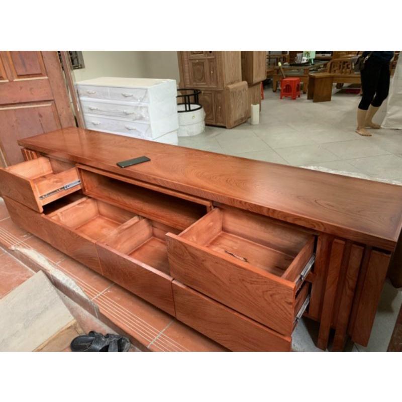 Kệ Tivi gỗ Tếch Hương Đá