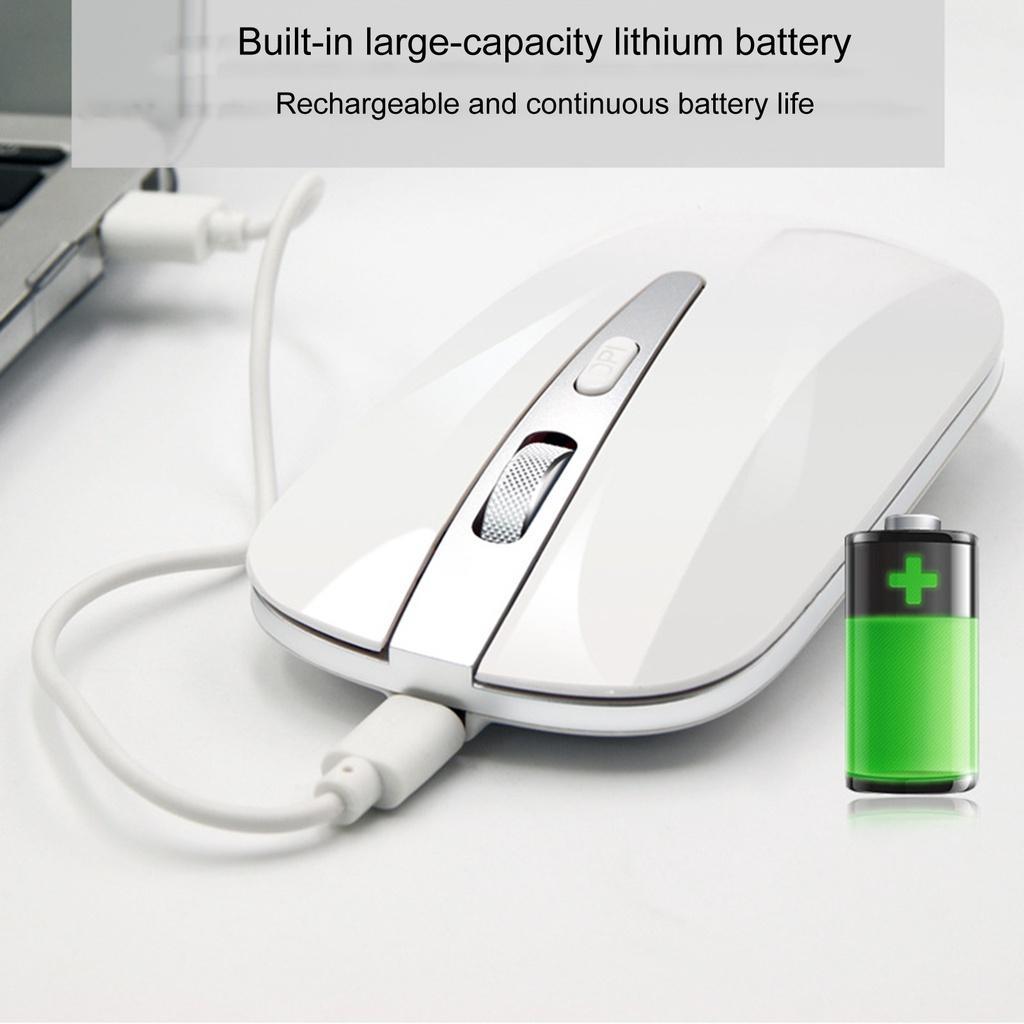 Chuột bluetooth không dây WL168 5.2 không gây tiếng ồn có thể sạc lại