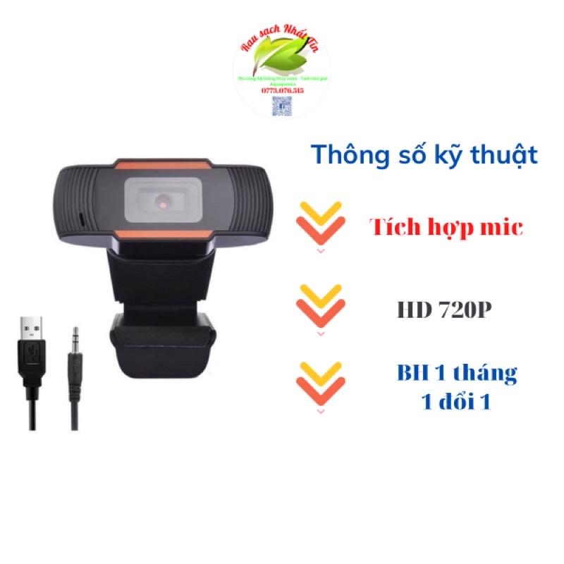 Camera máy tính học online kèm mic độ nét cao HD 720P Nhất Tín Huế