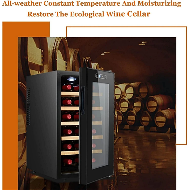 Cao cấp - Tủ Rượu Vang Wine Cabinet OFA️ EU Design (18Packs)