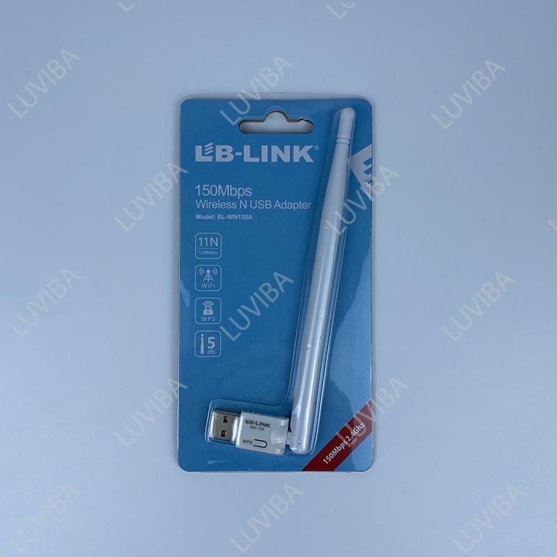 Usb Thu Wifi LB LINK có râu cho máy tính bàn thu sóng 150Mbps - Hàng Chính Hãng