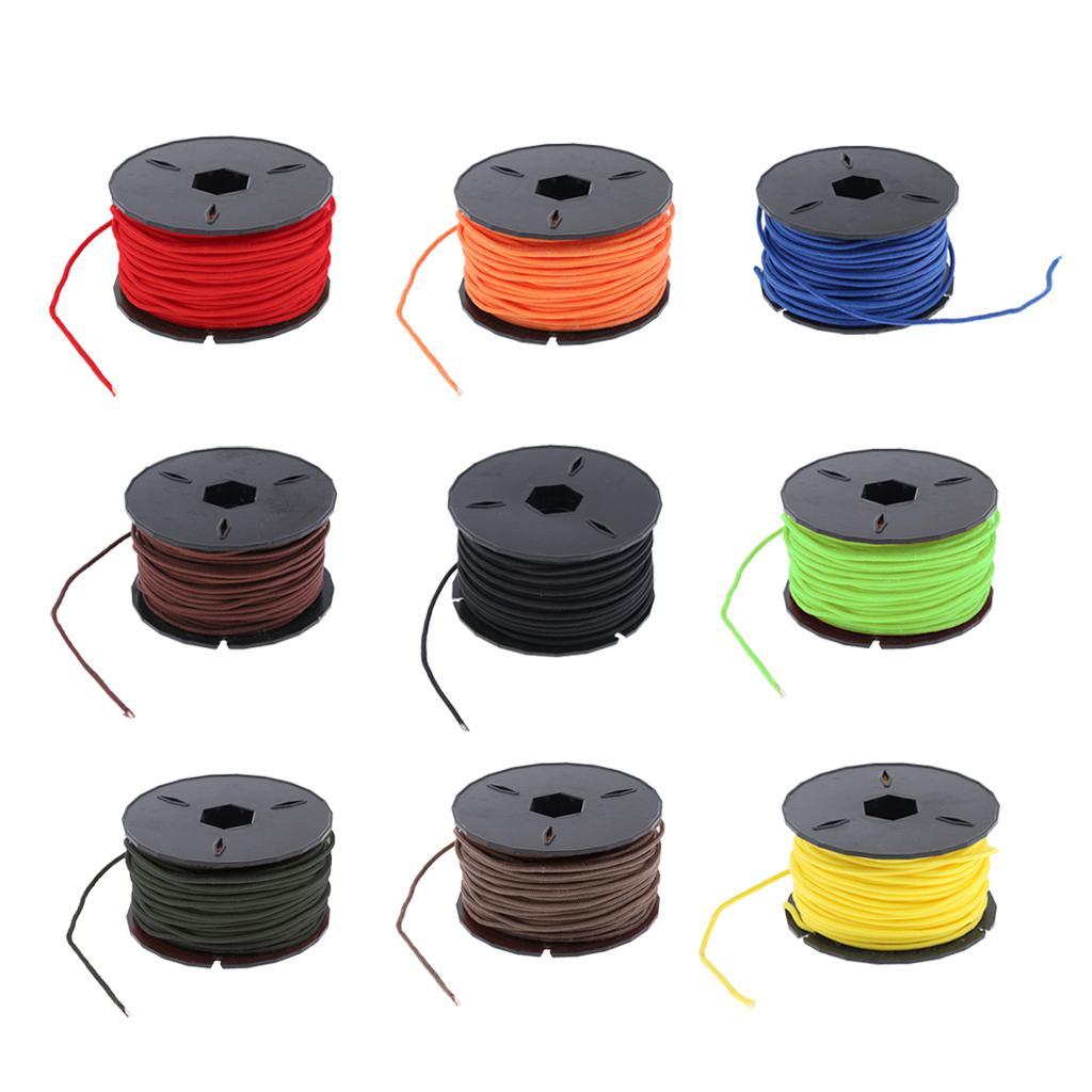 31m Polyester Paracord Rope Parachute Cord for Crafting, Tie-downs, Camping