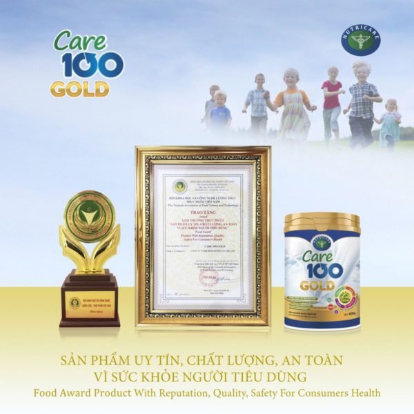 Sữa Nutricare Care 100 Gold cho trẻ biếng ăn suy dinh dưỡng 1-10 tuổi (400g)