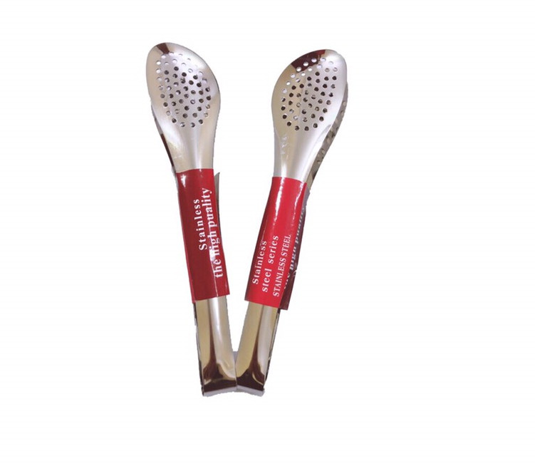 Kẹp gắp thức ăn bằng inox đầu tròn 30 cm