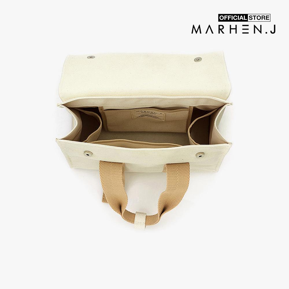 Marhen.J - Túi đeo vai chữ nhật nắp gập Roy Neutral MJ19DROY27-NT