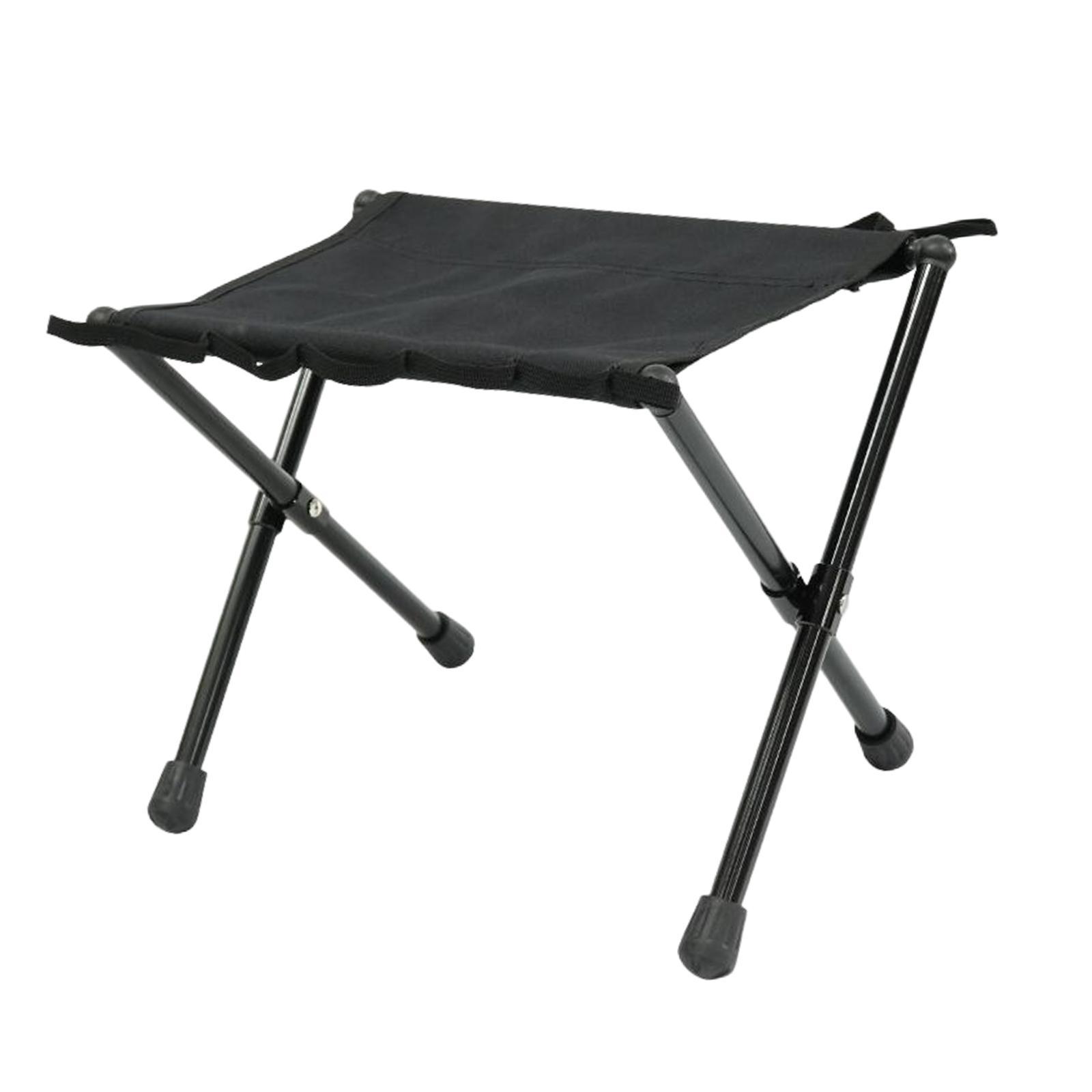 Outdoor Camping Chair Comfortable Foot Stool Collapsible for BBQ Fishing