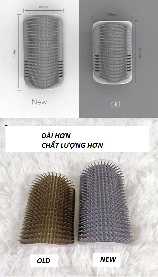 BÀN CHẢI GÃI NGỨA CHO MÈO - Giao màu ngẫu nhiên