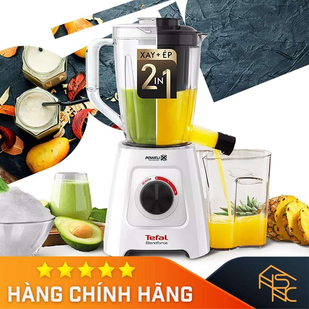 Máy xay sinh tố ép trái cây đa năng Tefal - BL42Q166 - Hàng chính hãng