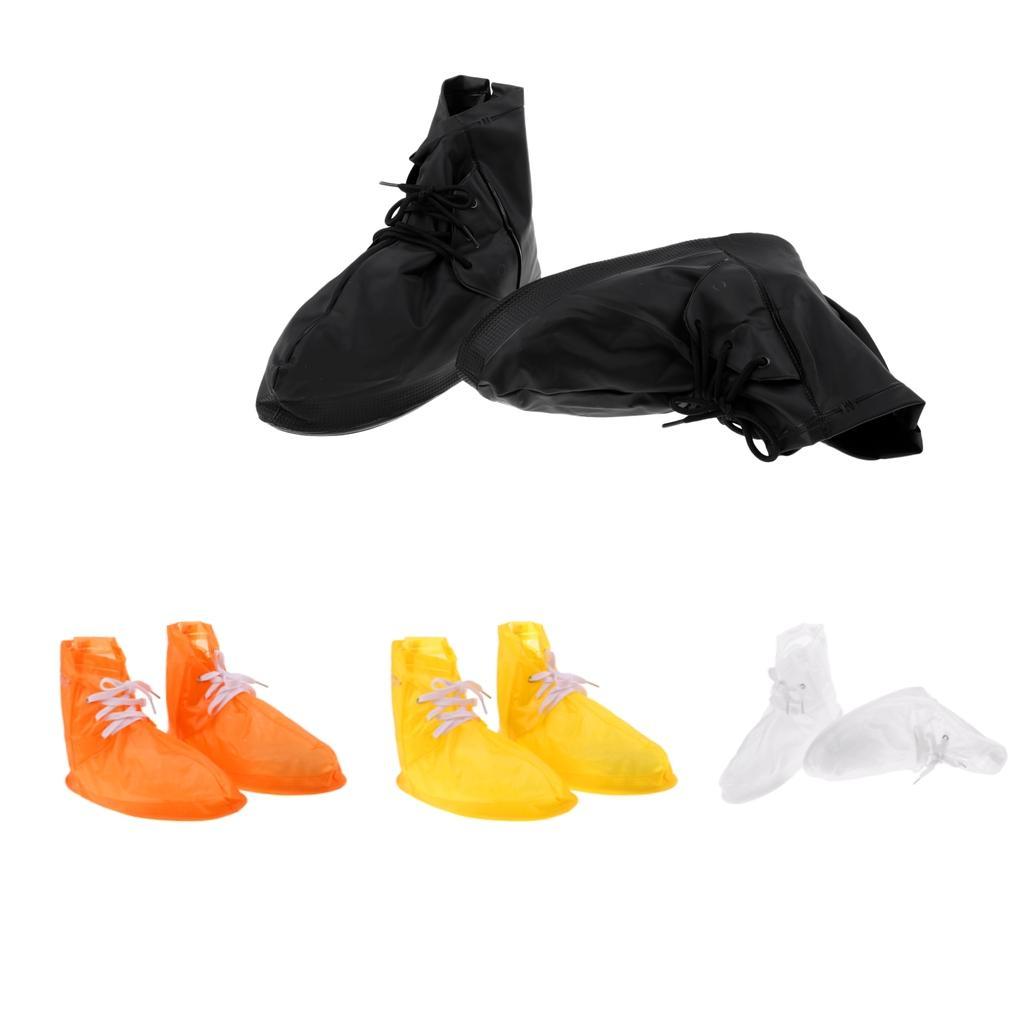 Waterproof Shoe Covers Anti-slip Rain Boots Overshoes for Unisex Adults - Choose Colors & Sizes