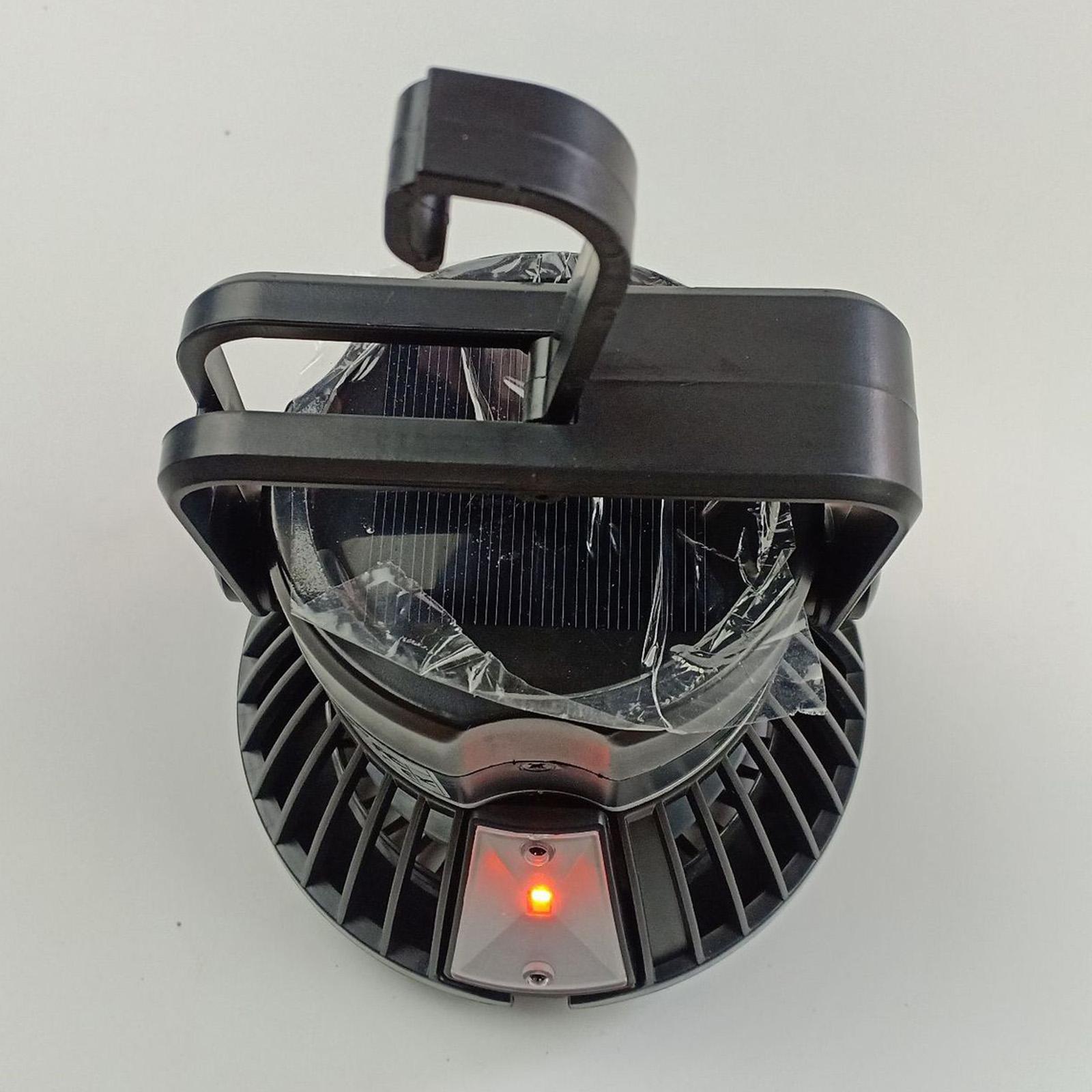 Solar Powered Tent Light Outdoor Camping Fan Lamp