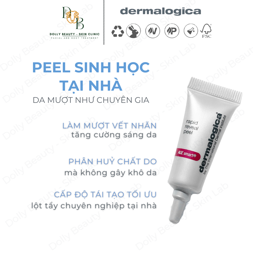 Peel da tại nhà RAPID REVEAL PEEL của Dermalogica - Dolly Beauty