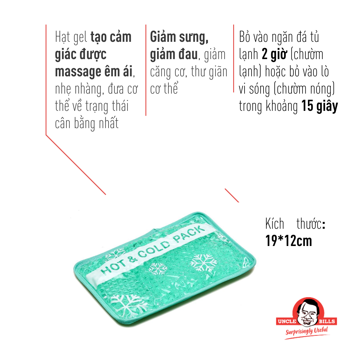 Túi Gel Chườm Nóng Hoặc Lạnh AG2083