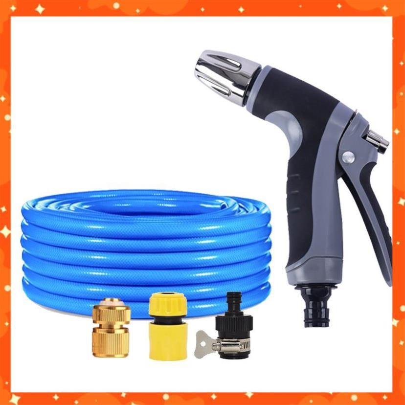 Bộ dây và vòi xịt rửa xe tưới cây tăng áp 7-10M 206817