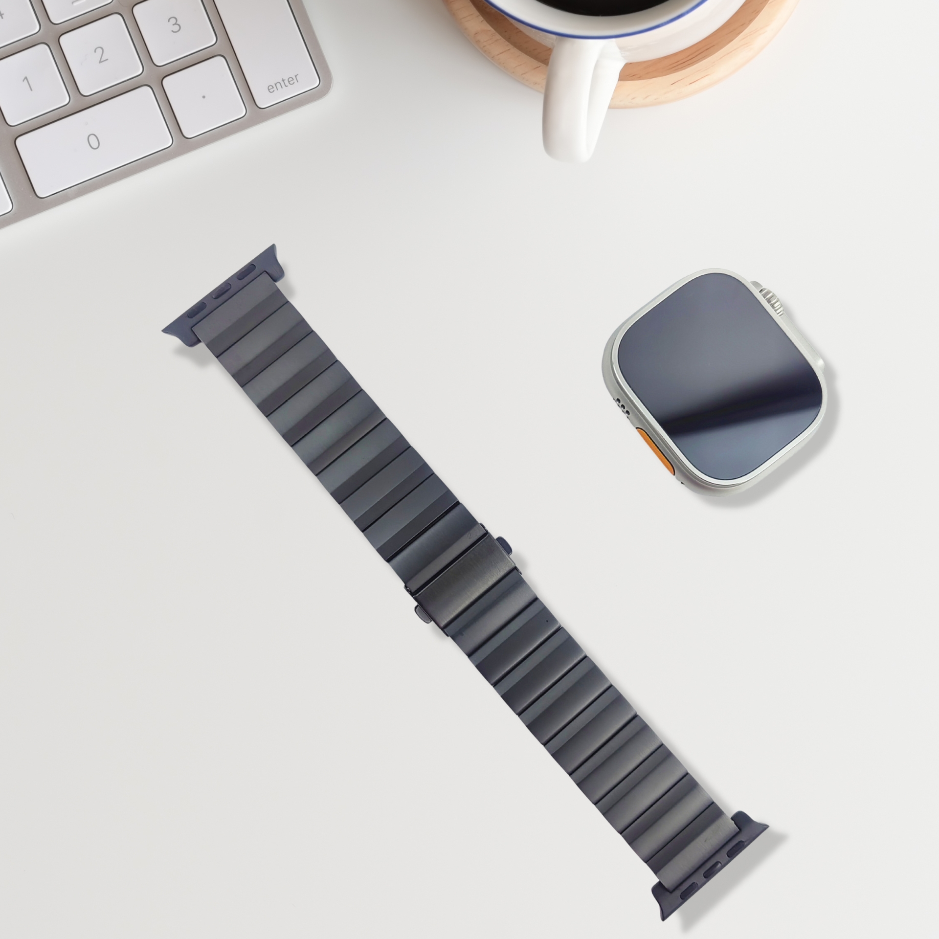 Dây Đeo Kai.N Transformer Titanium Siêu Nhẹ Dành Cho Apple Watch Ultra 49mm/ Apple Watch Series 1-8/SE/SE 2022 Size 42/ 44/ 45mm - Hàng Chính Hãng