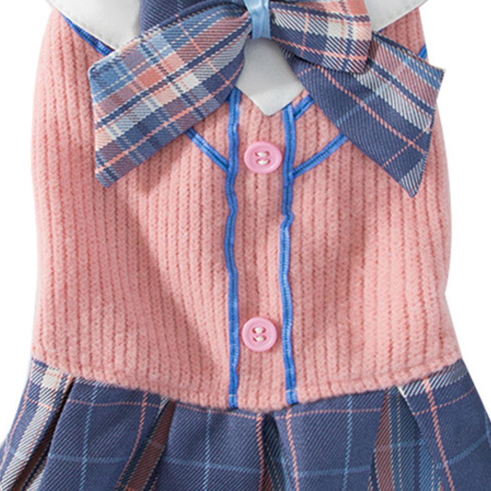 Dress Bowknot Pullover for Small Dogs and Cats Pets Costume