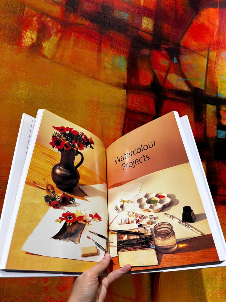 Sách - The Practical Encyclopedia of Watercolour by Wendy Jelbert - Sách nghệ thuật, tiếng anh
