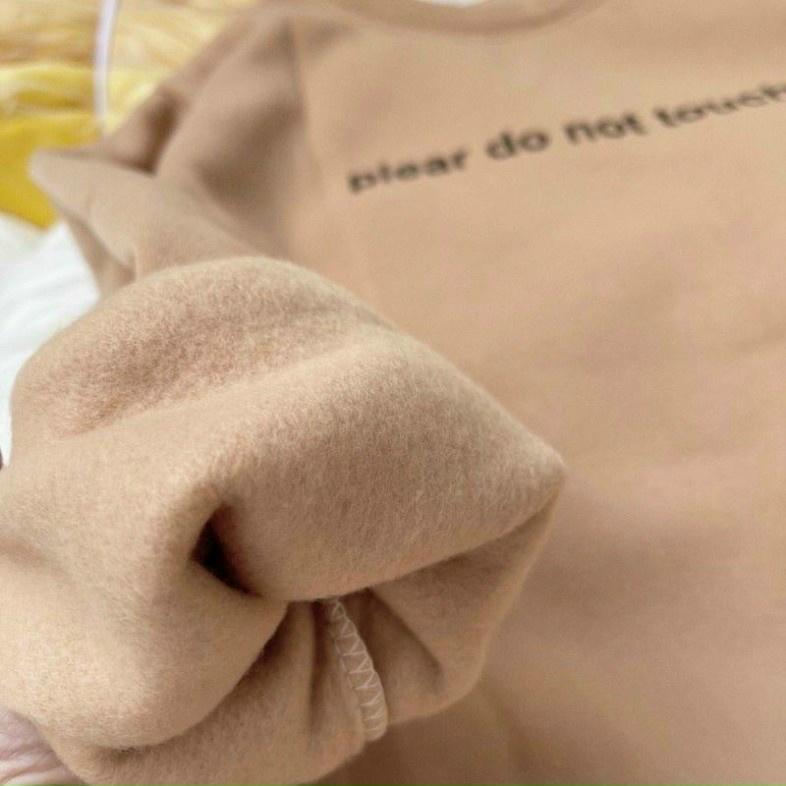 ÁO KHOÁC NỈ HOODIE IN HÌNH CẬU BÉ CẮT TÓC QUÁ XINH - CHẤT NỈ BÔNG CỰC DÀY