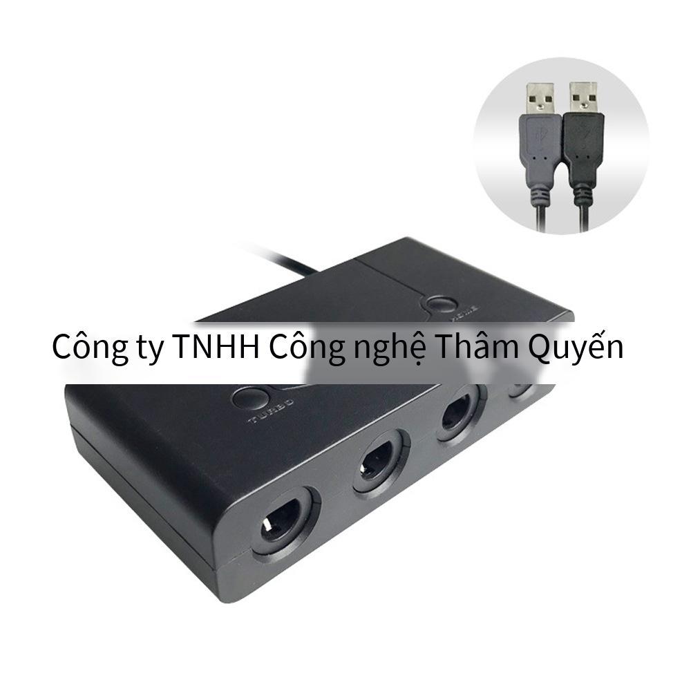 Giao hàng nhanh bộ chuyển đổi ngc sang wiiu Bộ điều khiển GC sang wii u/ switch / PC với hộp chuyển đổi chức năng liên tục