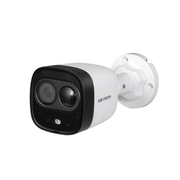 Camera HDCVI hồng ngoại 2.0 Megapixel KBVISION KX-C2003C.PIR (Hỗ trợ đèn flash và loa báo động, Tích hợp sẵn micro) - Hàng chính hãng