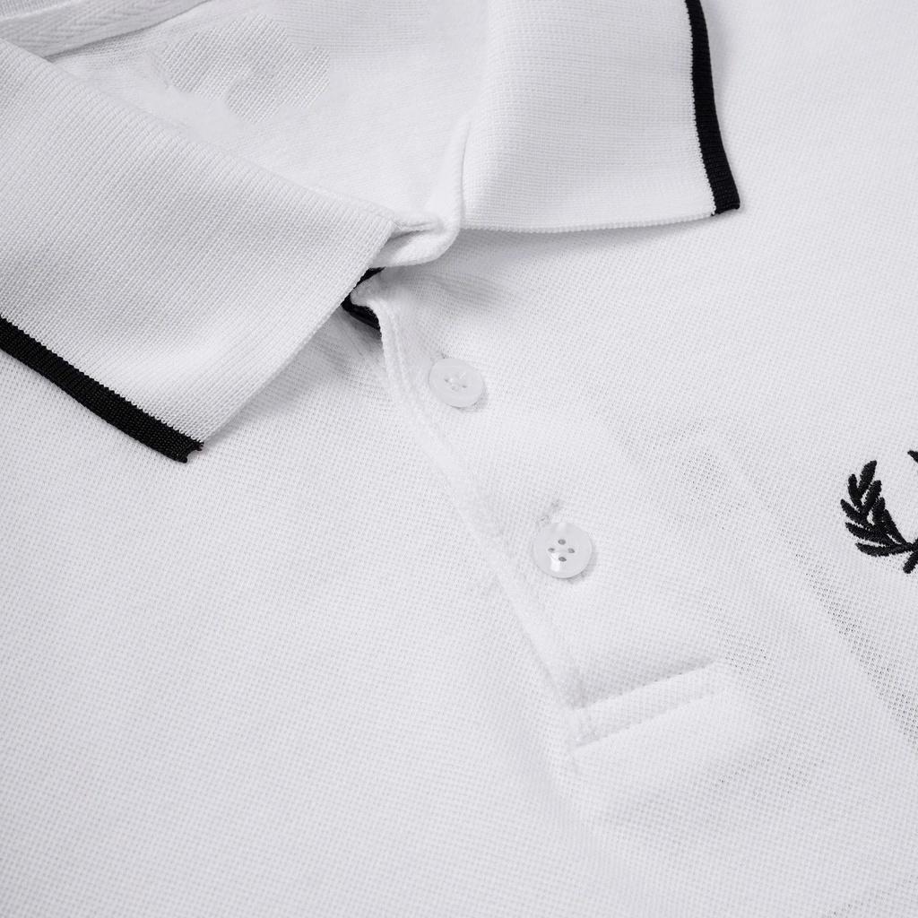 Áo polo nam Leo Vatino thêu logo phối cổ dệt viền chất Cotton cá sấu bộ 2 màu co giãn chuẩn form tay ngắn mẫu 3