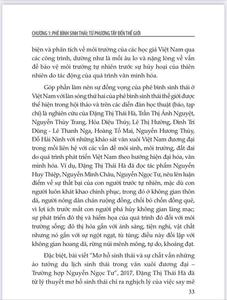 Phê Bình Sinh Thái Ở Việt Nam: Vạn vật, thiên tai và lịch sử trong thơ mới Việt Nam