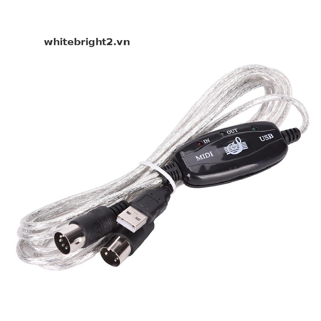 Cáp Chuyển Đổi Âm Thanh MIDI Sang USB Chuyên Dụng Cho PC