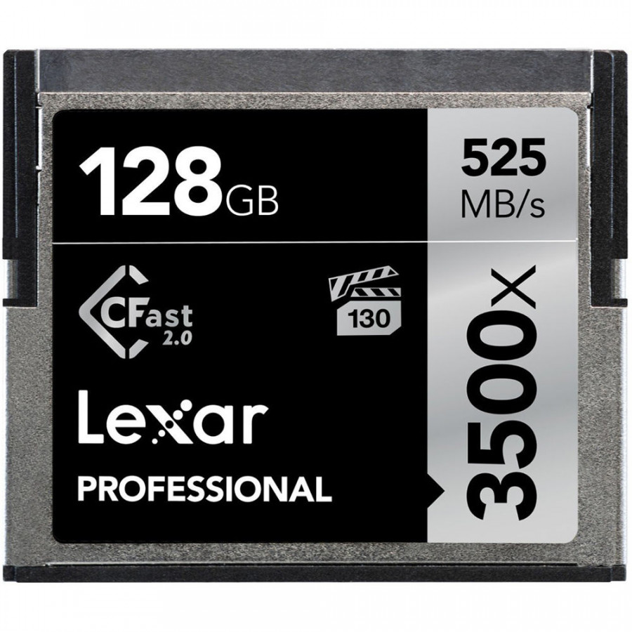 Thẻ nhớ máy ảnh CFast Lexar 128GB 3500X 525MB/s - Hàng Chính Hãng