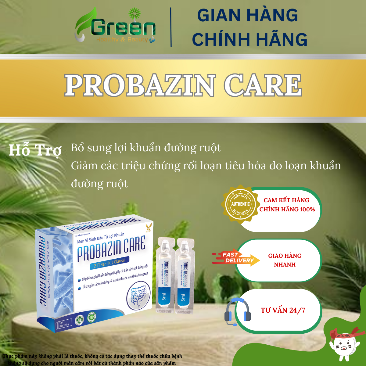 PROBAZIN CARE - Men vi sinh Bào Tử Lợi Khuẩn