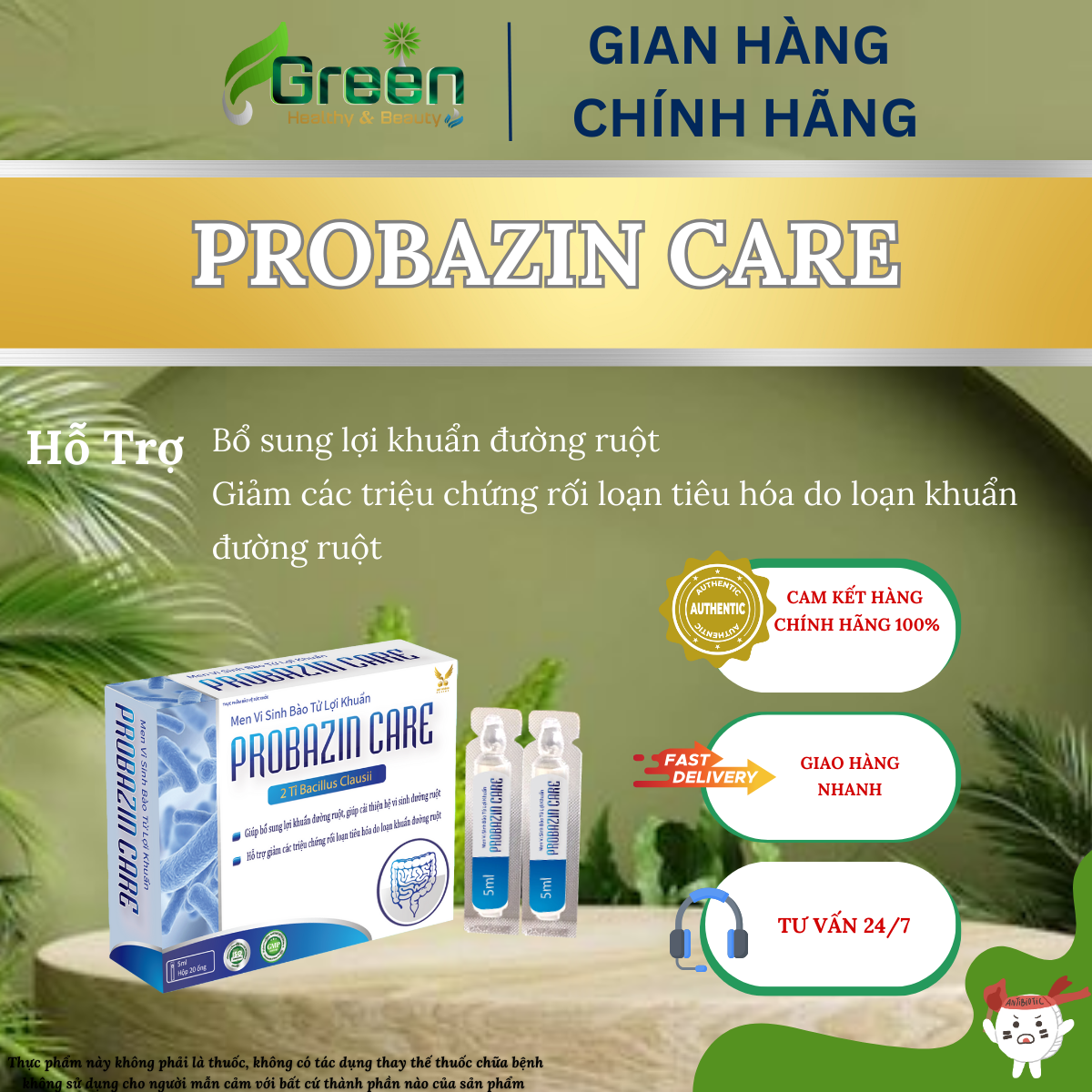 [TPBVSK] PROBAZIN CARE - Men vi sinh Bào Tử Lợi Khuẩn