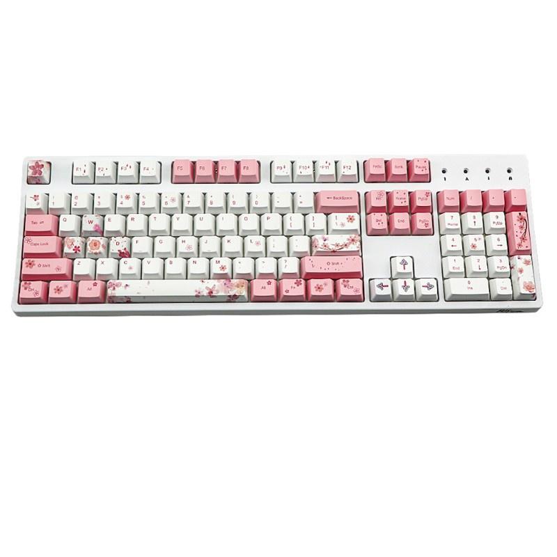 HSV DIY Five Sides Dye-subbed Keycaps Cherry Blossom/ Girl in Red/ Sea Rhythe Theme
