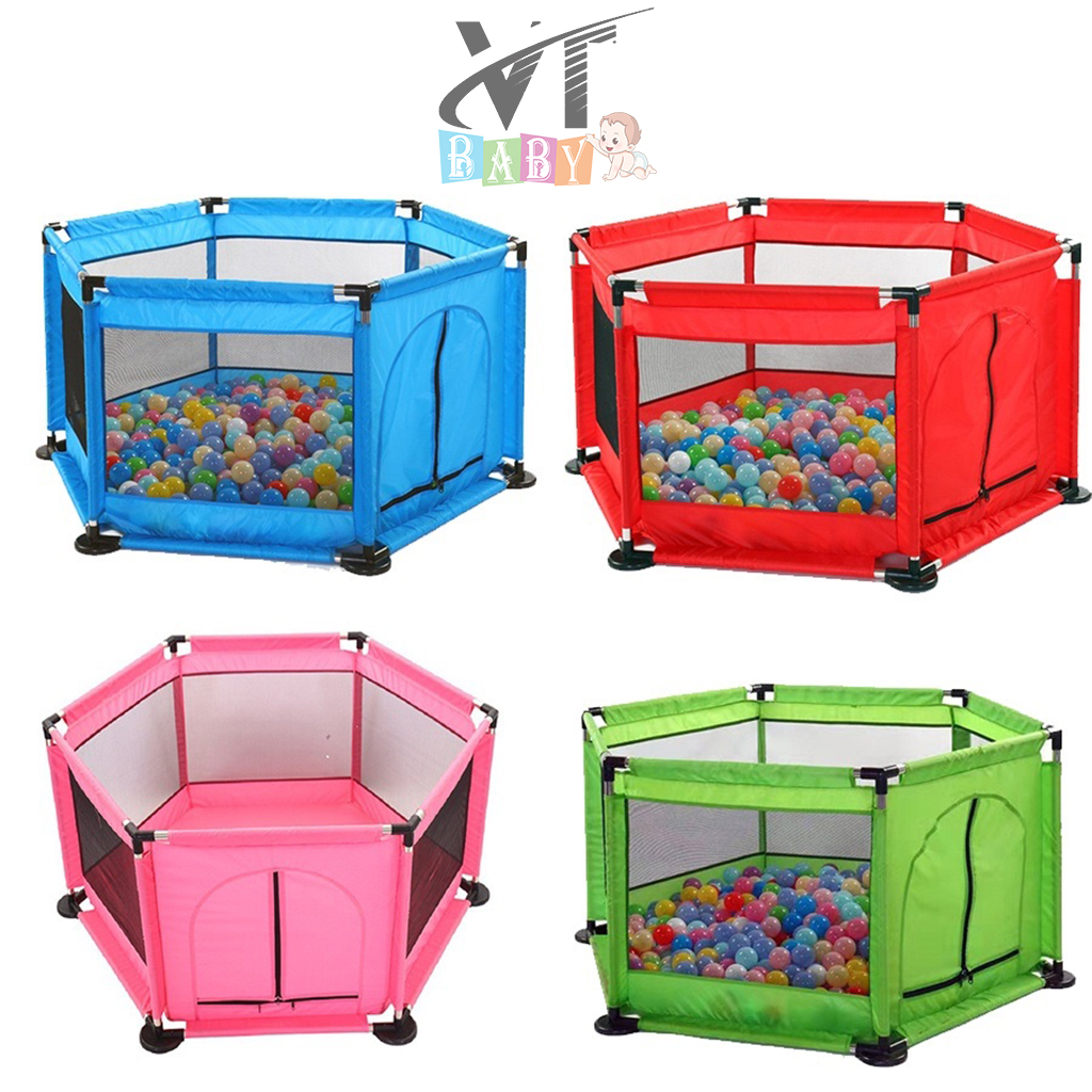 QUÂY CŨI LỤC GIÁC KIÊM NHÀ BÓNG CHO BÉ
