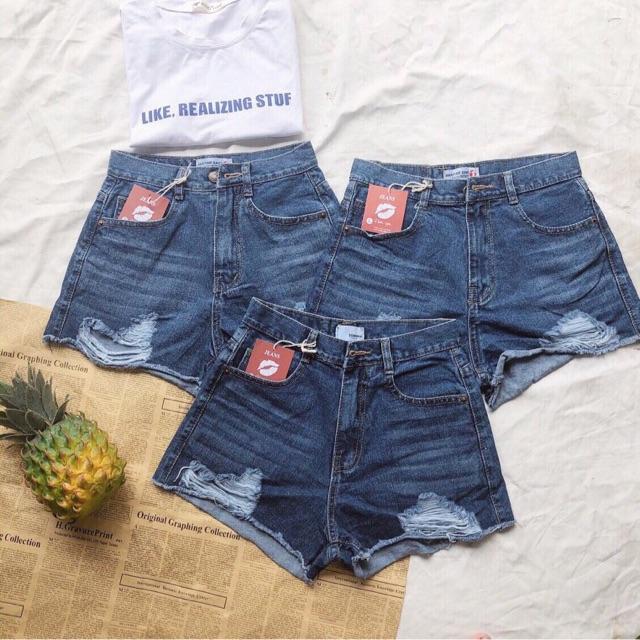 Quần đùi jean big size từ QJ654