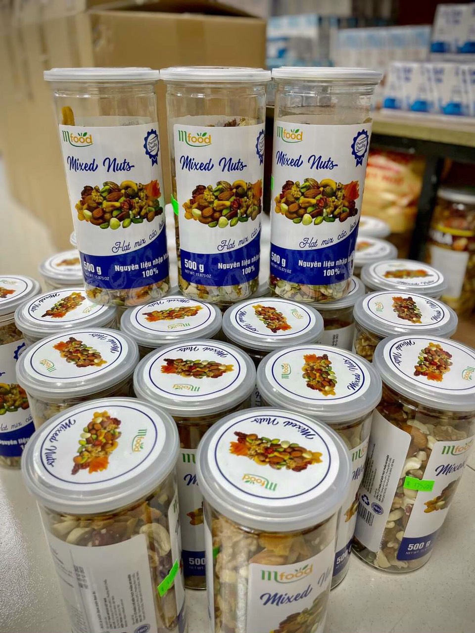 MIX HẠT DINH DƯỠNG MFOOD HỦ 500GR