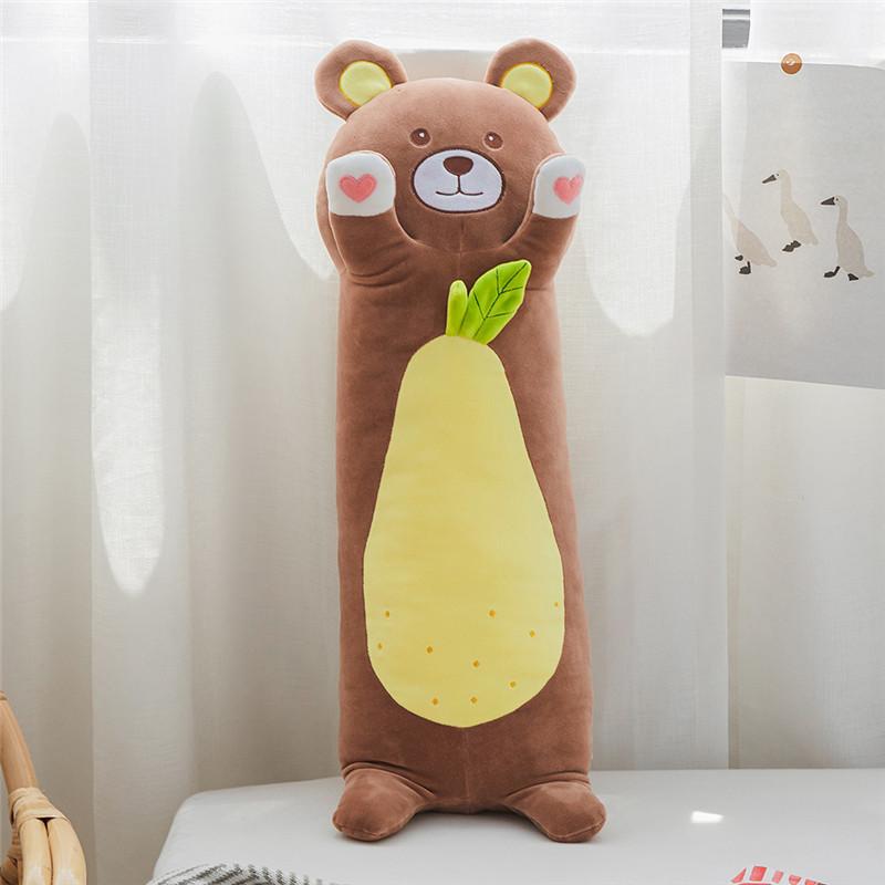 70-110Cm Động Vật Dài Tăng Cường Nhồi Bông Chuột Heo Thỏ Gấu Trúc Vịt Gối Trẻ Em Người Lớn Ngủ bạn Bè Quà Tặng